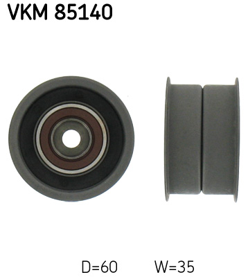 Deflection/Guide Pulley, timing belt - VKM 85140 SKF
